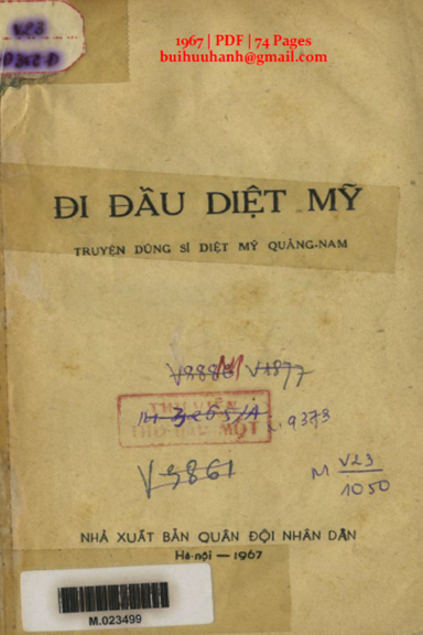 Đi Đầu Diệt Mỹ (NXB Quân Đội 1967) - Hồ Xuân Phương, 74 Trang