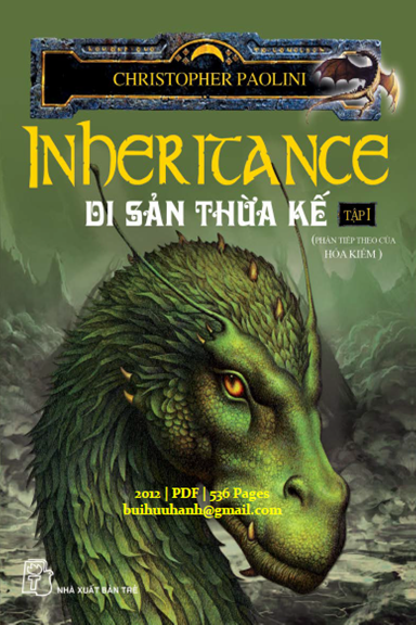 Di Sản Thừa Kế Tập 1 (NXB Trẻ 2012) - Christopher Paolini, 536 Trang