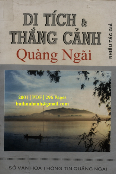 Di Tích Và Thắng Cảnh Quảng Ngãi (NXB Quảng Ngãi 2001) - Cao Chư, 296 Trang