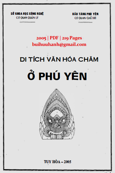Di Tích Văn Hoá Chăm Ở Phú Yên (NXB Tuy Hòa 2005) - Nguyễn Danh Hạnh, 219 Trang