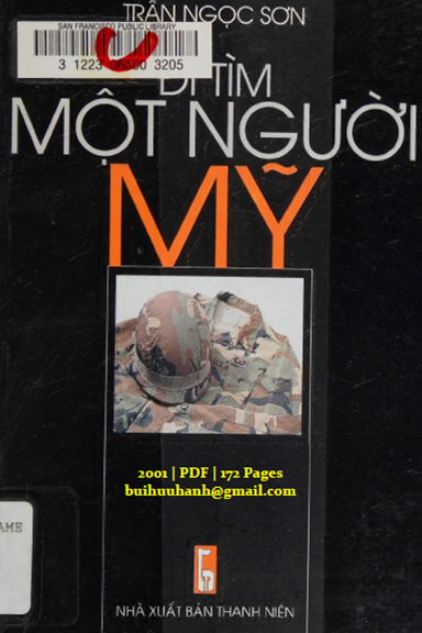 Đi Tìm Một Người Mỹ (NXB Thanh Niên 2001) - Trần Ngọc Sơn, 172 Trang