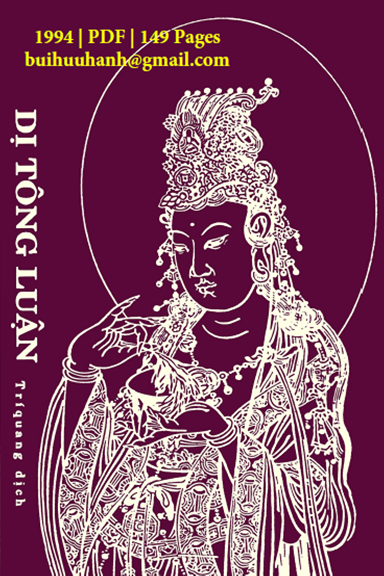 Dị Tông Luận (NXB Tổng Hợp 1994) - Trí Quang, 149 Trang