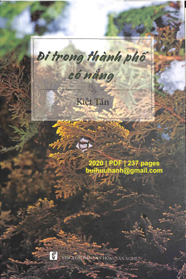 Đi Trong Thành Phố Có Nắng (NXB Văn Hóa Văn Nghệ 2020) - Kiệt Tấn, 237 Trang