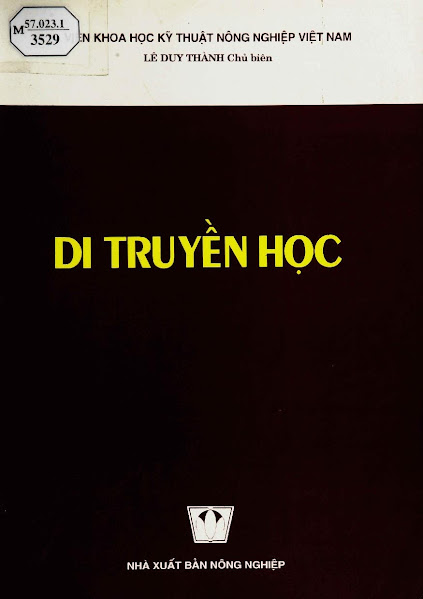 Di Truyền Học (NXB Nông Nghiệp 1995) - Lê Duy Thành, 328 Trang