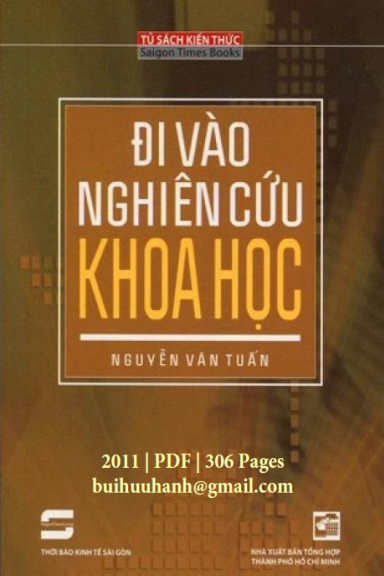 Đi Vào Nghiên Cứu Khoa Học (NXB Tổng Hợp 2011) - Nguyễn Văn Tuấn, 306 Trang
