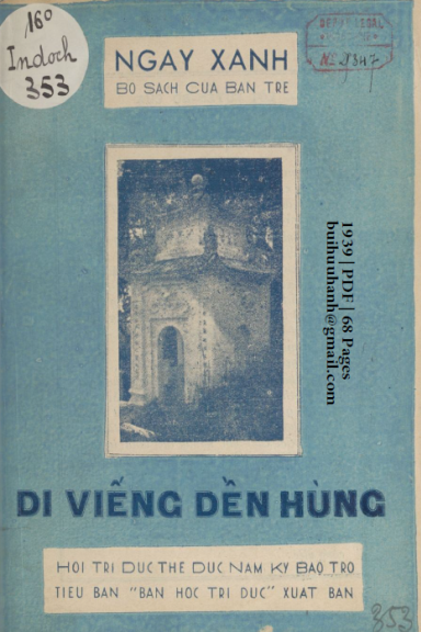 Đi Viếng Đền Hùng (NXB Đông Phương 1939) - Nhiều Tác Giả, 68 Trang