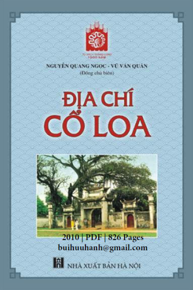 Địa Chí Cổ Loa (NXB Hà Nội 2010) - Nguyễn Quang Ngọc, 826 Trang