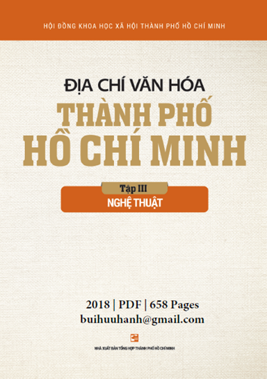Địa Chí Văn Hóa Thành Phố Hồ Chí Minh Tập 3-Nghệ Thuật (NXB Tổng Hợp 2018) - Trần Văn Giàu