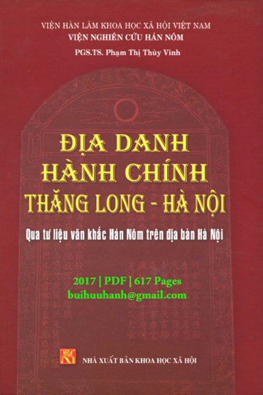 Địa Danh Hành Chính Thăng Long-Hà Nội Qua Tư Liệu Văn Khắc Hán Nôm Trên Địa Bàn Hà Nội