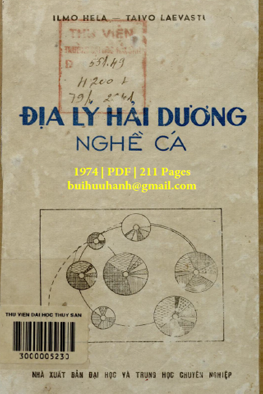 Địa Lý Hải Dương Nghề Cá (NXB Đại Học 1974) - Ilmo Hela, 211 Trang