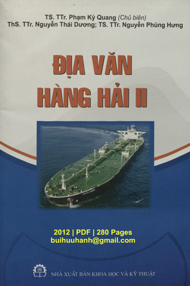 Địa Văn Hàng Hải Tập 2 (NXB Khoa Học Kỹ Thuật 2012) - Phạm Kỳ Quang, 280 Trang