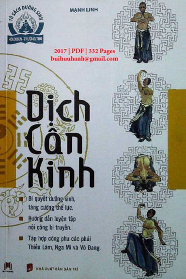 Dịch Cân Kinh (NXB Dân Trí 2017) - Mạnh Linh, 332 Trang