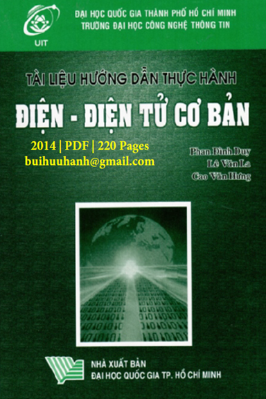 Điện-Điện Tử Cơ Bản (NXB Đại Học Quốc Gia 2014) - Phan Đình Duy, 220 Trang
