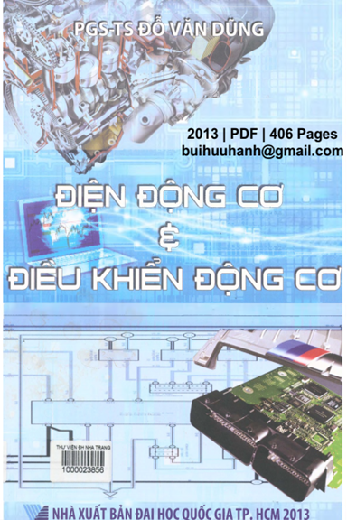 Điện Động Cơ Và Điều Khiển Động Cơ (NXB Đại Học Quốc Gia 2013) - Đỗ Văn Dũng, 406 Trang