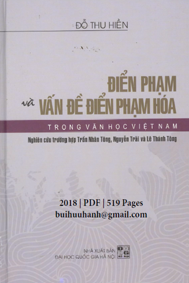 Điển Phạm Và Vấn Đề Điển Phạm Hóa Trong Văn Học Việt Nam (NXB Đại Học Quốc Gia 2018) - Đỗ Thu Hiền