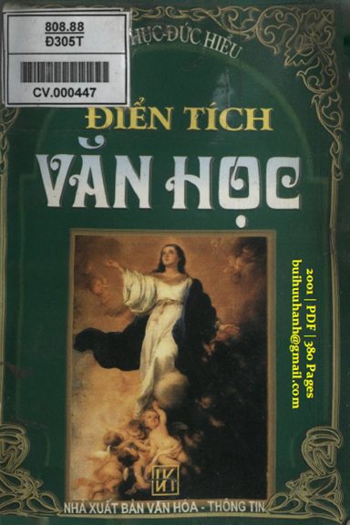 Điển Tích Văn Học (NXB Văn Hóa Thông Tin 2001) - Mai Thục, 380 Trang