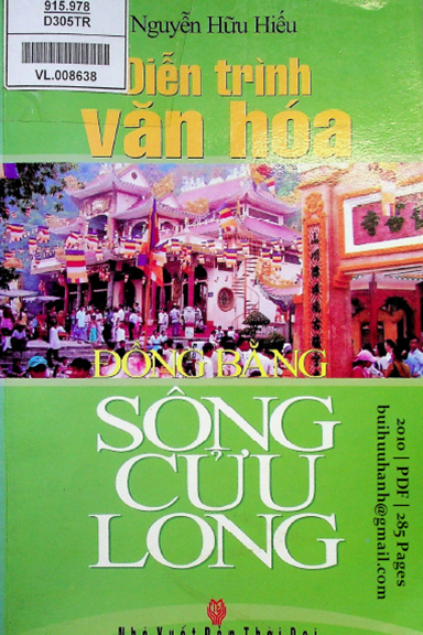 Diễn Trình Văn Hóa Đồng Bằng Sông Cửu Long (NXB Thời Đại 2010) - Nguyễn Hữu Hiếu, 285 Trang
