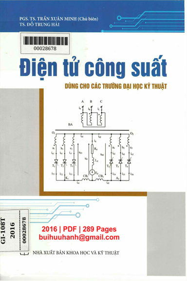 Điện Tử Công Suất (NXB Khoa Học Kỹ Thuật 2016) - Trần Xuân Minh, 289 Trang
