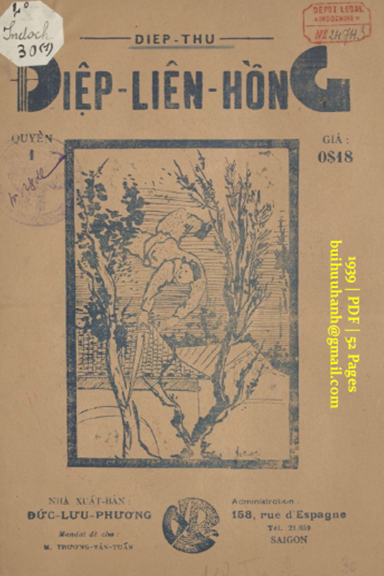 Điệp Liên Hồng Quyển 1 (NXB Đức Lưu Phương 1939) - Diệp Thu, 52 Trang