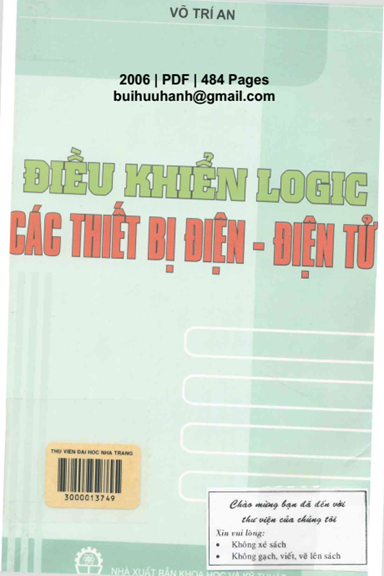Điều Khiển Logic Các Thiết Bị Điện-Điện Tử (NXB Khoa Học Kỹ Thuật 2006) - Võ Trí An, 484 Trang