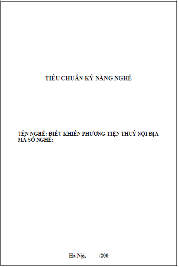 Điều Khiển Phương Tiện Thủy Nội Địa (NXB Hà Nội 2009) - Nguyễn Thế Vượng, 245 Trang