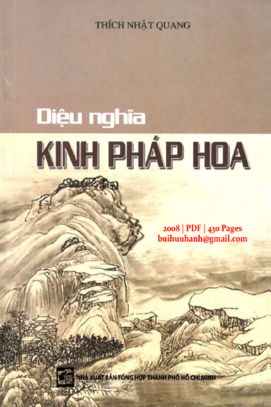 Diệu Nghĩa Kinh Pháp Hoa (NXB Tổng Hợp 2008) - Thích Nhật Quang, 430 Trang