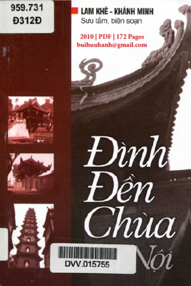 Đình, Đền, Chùa Hà Nội (NXB Thanh Niên 2010) - Khánh Minh, 172 Trang