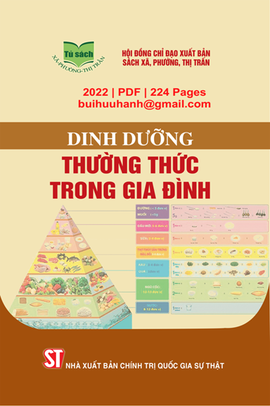 Dinh Dưỡng Thường Thức Trong Gia Đình (NXB Chính Trị 2022) - Nguyễn Văn Tiến, 224 Trang