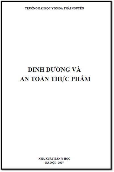 Dinh Dưỡng Và An Toàn Thực Phẩm (NXB Y Học 2007) - Đỗ Văn Hàm, 153 Trang