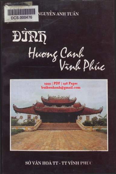 Đình Hương Canh Vĩnh Phúc (NXB Vĩnh Phúc 1999) - Nguyễn Anh Tuấn, 198 Trang