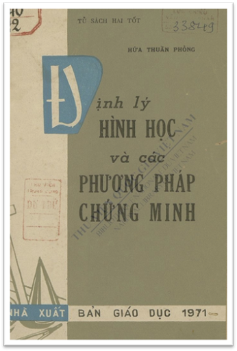 Định Lý Hình Học Và Các Phương Pháp Chứng Minh (NXB Giáo Dục 1971) - Hứa Thuần Phỏng, 184 Trang