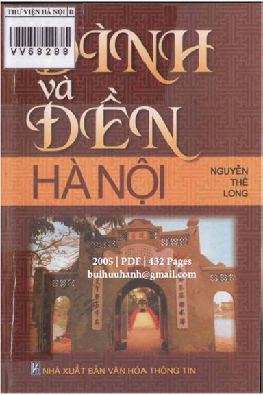 Đình Và Đền Hà Nội (NXB Văn Hóa Thông Tin 2005) - Nguyễn Thế Long, 432 Trang