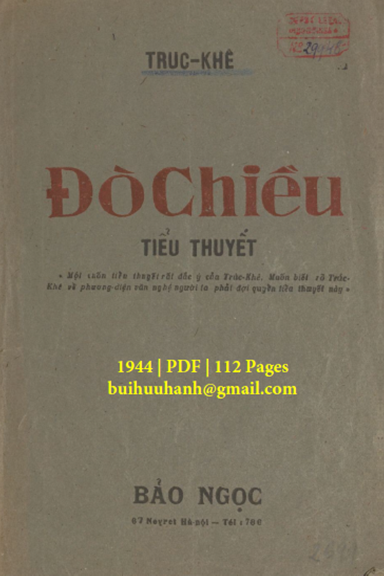 Đò Chiều (NXB Bảo Ngọc 1944) - Trúc Khê, 112 Trang