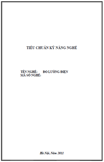 Đo Lường Điện (NXB Hà Nội 2011) - Phan Văn Cần, 108 Trang