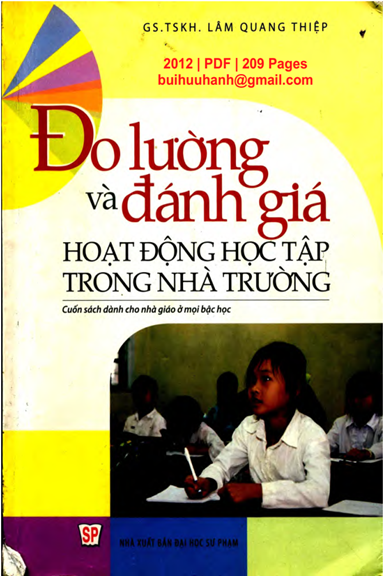 Đo Lường Và Đánh Giá Hoạt Động Học Tập Trong Nhà Trường (NXB Đại Học Sư Phạm 2012) - Lâm Quang Thiệp