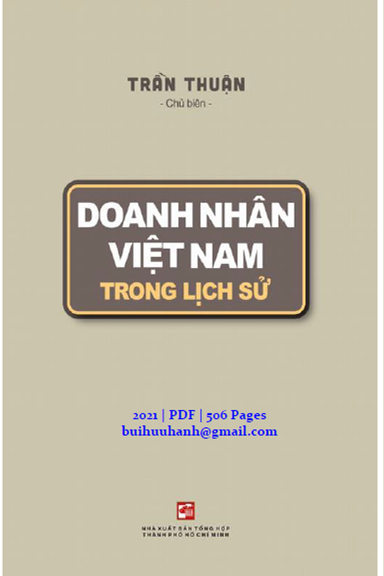 Doanh Nhân Việt Nam Trong Lịch Sử (NXB Tổng Hợp 2021) - Trần Thuận, 506 Trang