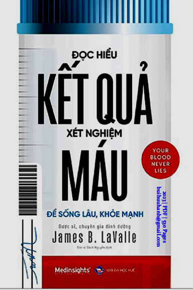 Đọc Hiểu Kết Quả Xét Nghiệm Máu (NXB Dân Trí 2023) - James B. Lavalle, 530 Trang