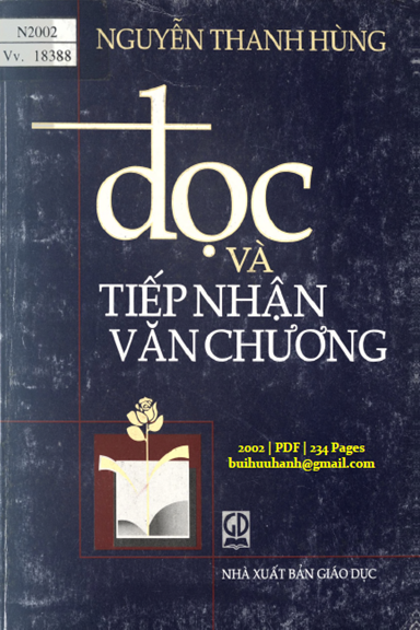 Đọc Và Tiếp Nhận Văn Chương (NXB Giáo Dục 2002) - Nguyễn Thanh Hùng, 234 Trang
