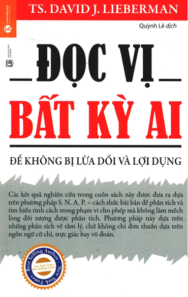Đọc Vị Bất Kỳ Ai (NXB Lao Động 2018) - David J. Lieberman, 225 Trang
