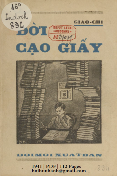 Đời Cạo Giấy (NXB Đời Mới 1941) - Giao Chi, 112 Trang