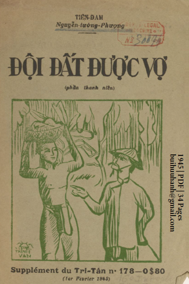 Đội Đất Được Vợ (NXB Tri Tân 1945) - Nguyễn Tường Phượng, 34 Trang