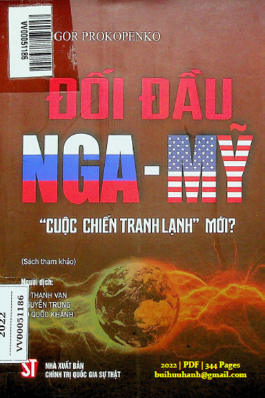 Đối Đầu Nga-Mỹ Cuộc Chiến Tranh Lạnh Mới (NXB Chính Trị 2022) - Igor Prokopenko, 344 Trang