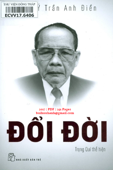 Đổi Đời (NXB Trẻ 2017) - Trần Anh Điền, 291 Trang