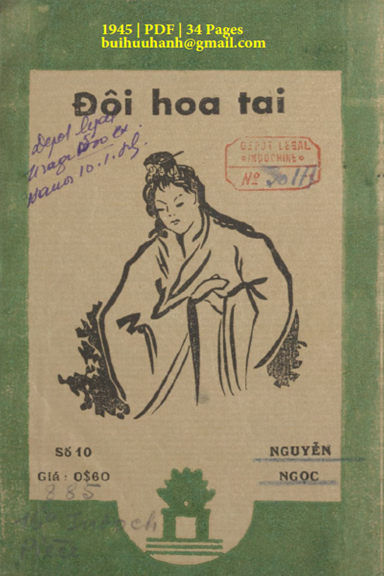 Đôi Hoa Tai (NXB Khuê Văn 1945) - Nguyễn Ngọc, 34 Trang