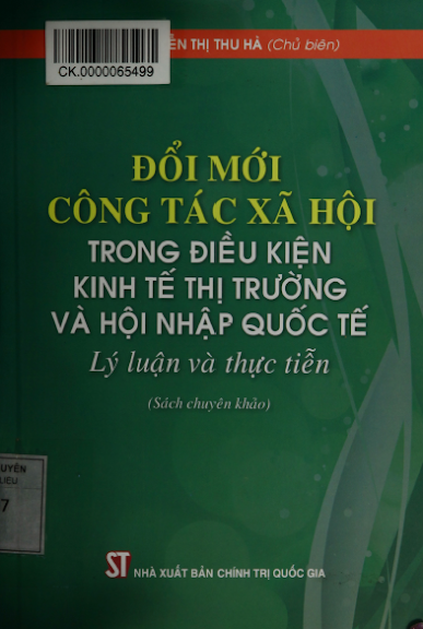 Đối Mới Công Tác Xã Hội Trong Điều Kiện Kinh Tế Thị Trường Và Hội Nhập Quốc Tế - Nguyễn Thị Thu Hà
