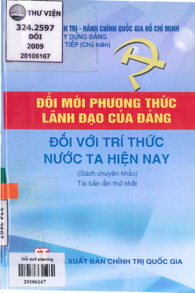 Đổi Mới Phương Thức Lãnh Đạo Của Đảng Đối Với Trí Thức Nước Ta Hiện Nay - Ngô Huy Tiếp, 137 Trang