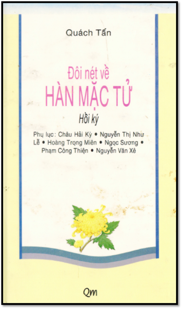 Đôi Nét Về Hàn Mặc Tử (NXB Quê Mẹ 1988) - Quách Tấn, 214 Trang