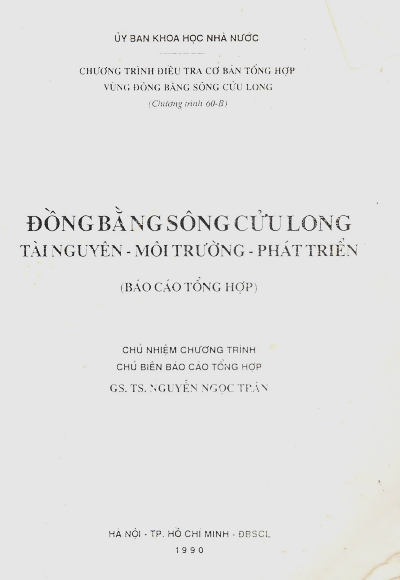 Đồng Bằng Sông Cửu Long Tài Nguyên Môi Trường Phát Triển - Nguyễn Ngọc Trân, 395 Trang