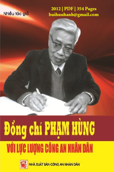 Đồng Chí Phạm Hùng Với Lực Lượng Công An Nhân Dân (NXB Công An 2012) - Võ Thái Hòa, 354 Trang