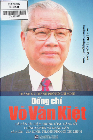 Đồng Chí Võ Văn Kiệt Dấu Ấn Sâu Đậm Trong Lòng Đảng Bộ (NXB Tổng Hợp 2022) - Phạm Đức Hải, 596 Trang